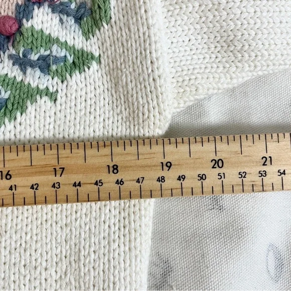 Vintage Runaway Bay Cottagecore Oversized Pastel Knit Pullover Sweater - S/M - Picture 16 of 16